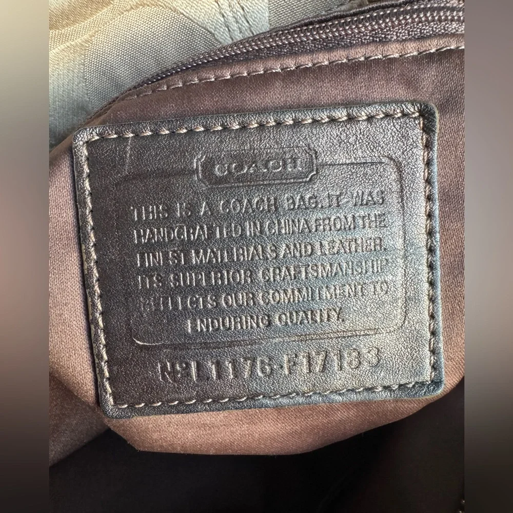 Coach Tan Hobo Bag with Gold Accents - Picture 7 of 9